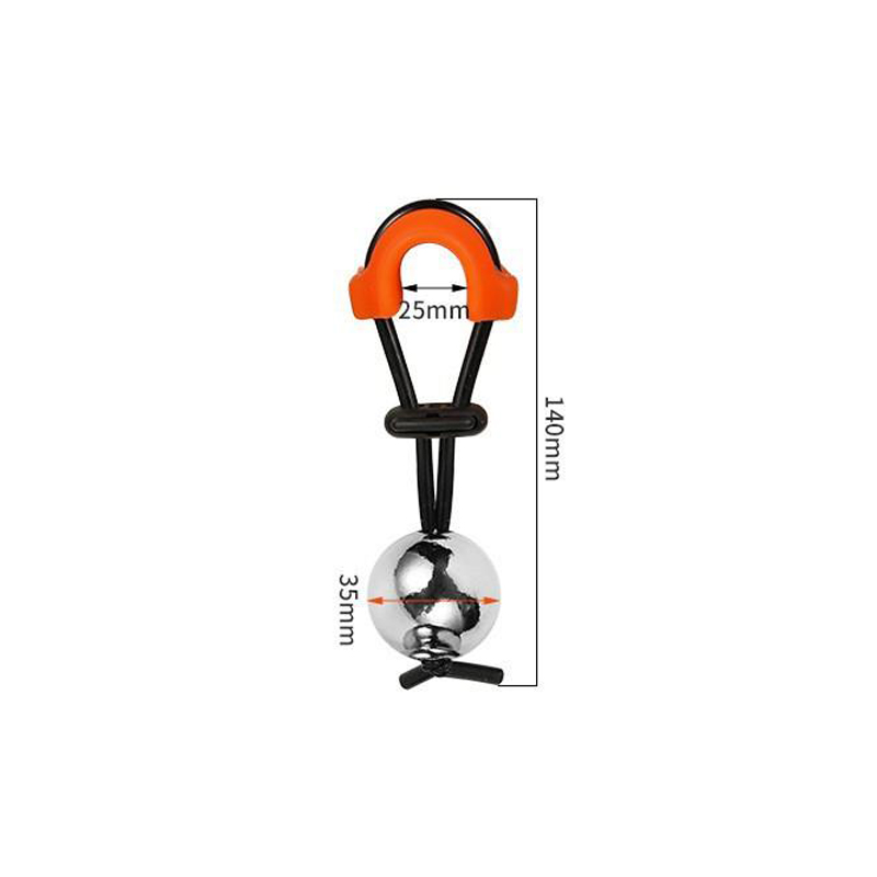 Civière de pénis en métal - Boule unique (φ35 mm)