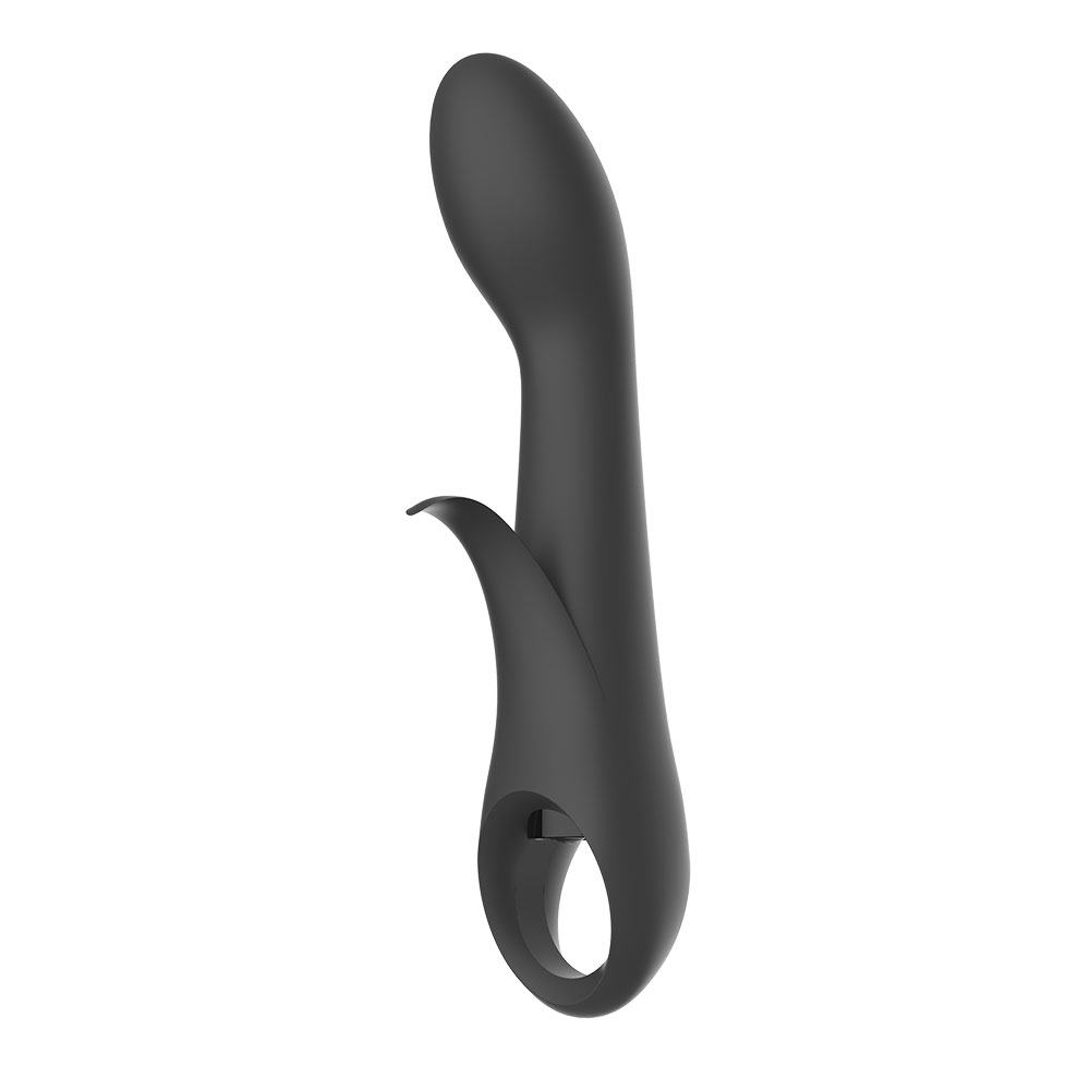 Vibe point G rechargeable en silicone puissant avec boucle et lapin